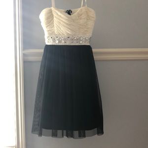 Strapless Homecoming Dance Delia’s dress